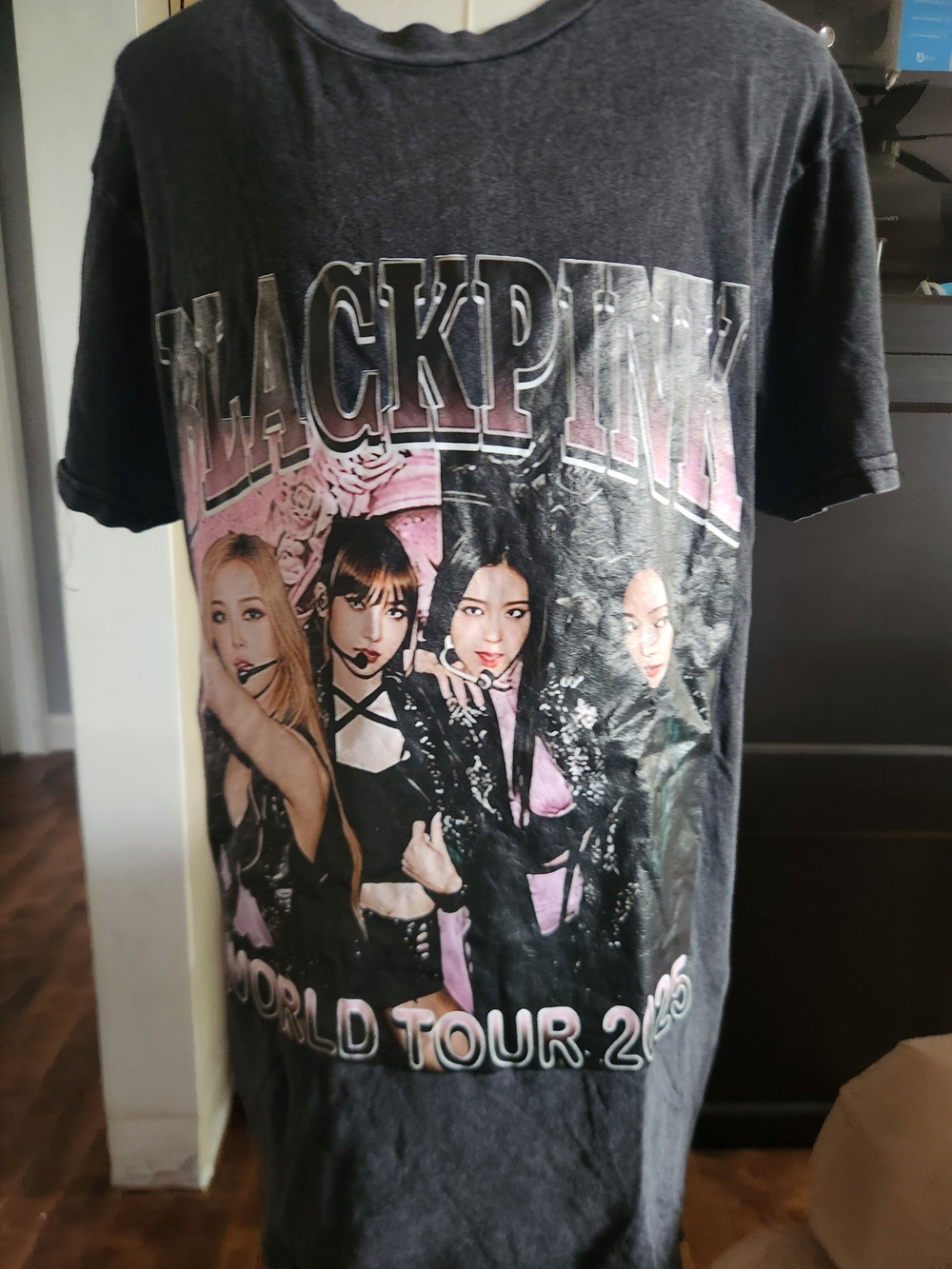Black Short-Sleeve Graphic Tour Tee - Blackpink